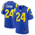 Los Angeles Rams Blake Corum Nike Royal Game Jersey product image 1, provided for visual reference and product detail review