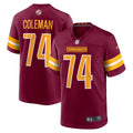Washington Commanders Brandon Coleman Nike Burgundy Game Jersey product image 1, provided for visual reference and product