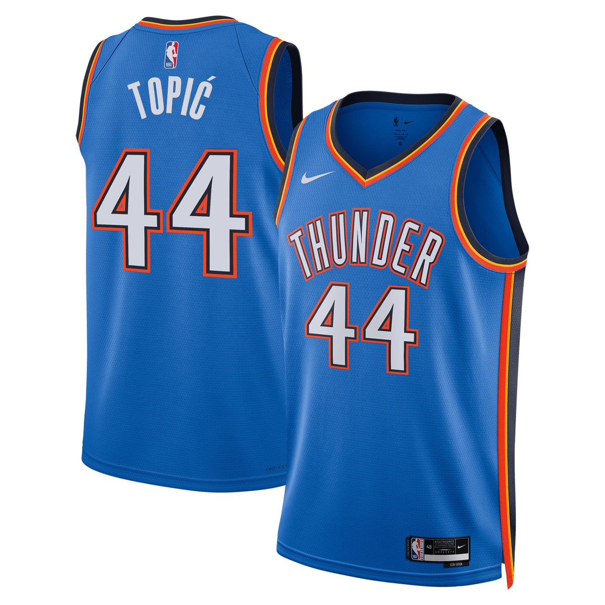 Oklahoma City Thunder Nike Icon Swingman Jersey - Blue product image 2
