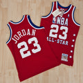 NBA All-Star East Michael Jordan 1989 Authentic Jersey By Mitchell & Ness - Red product image 1, provided for visual