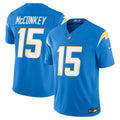 Los Angeles Chargers Ladd McConkey Nike Powder Blue Team Vapor F.U.S.E. Stitched Limited Jersey product image 1, provided