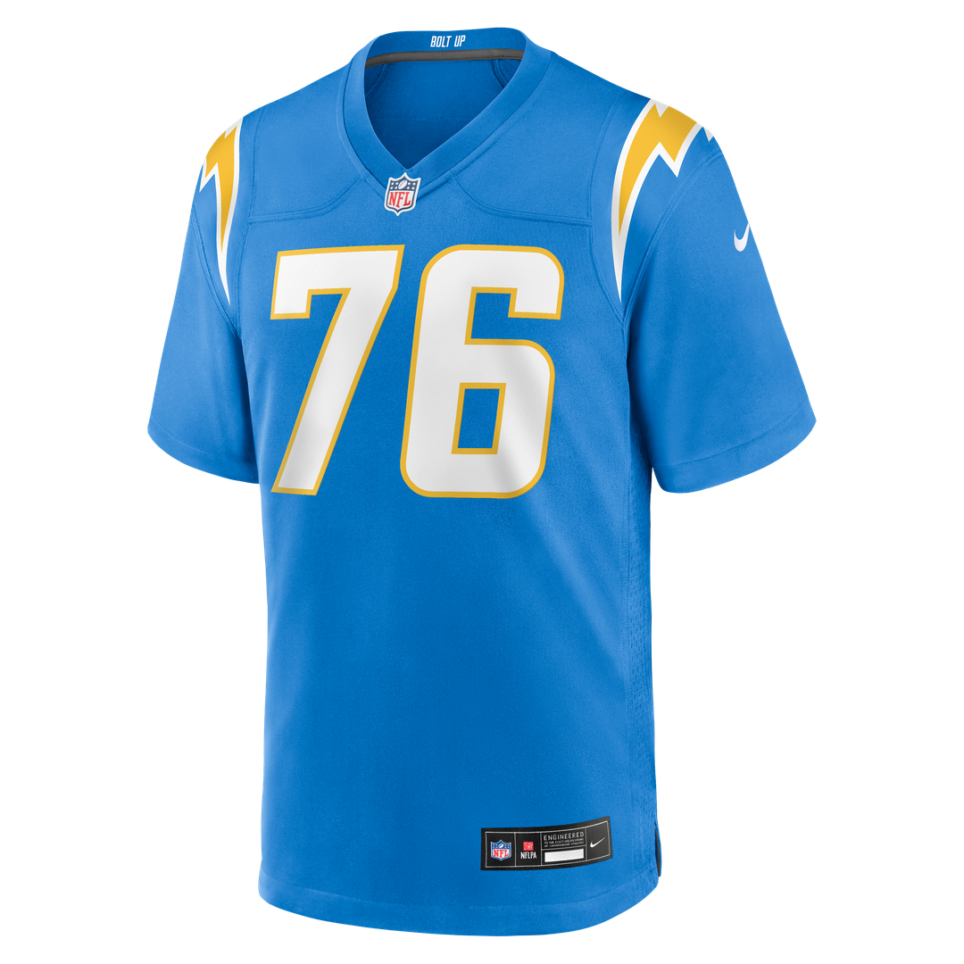 Los Angeles Chargers Joe Alt Nike Powder Blue Player Game Jersey product image 2, provided for visual reference and product