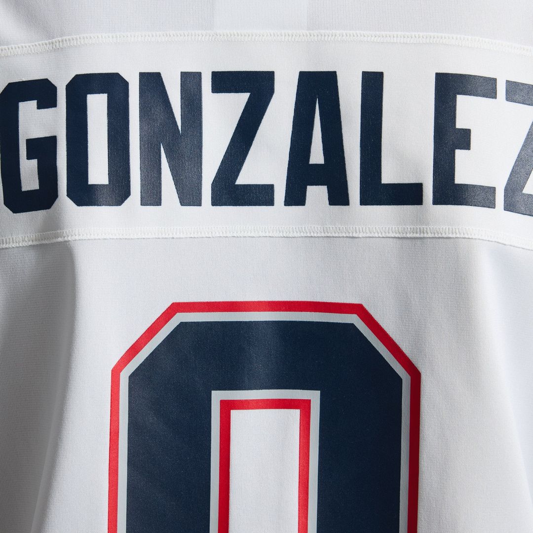 New England Patriots Christian Gonzalez Nike White Game Jersey product image 25, provided for visual reference and product