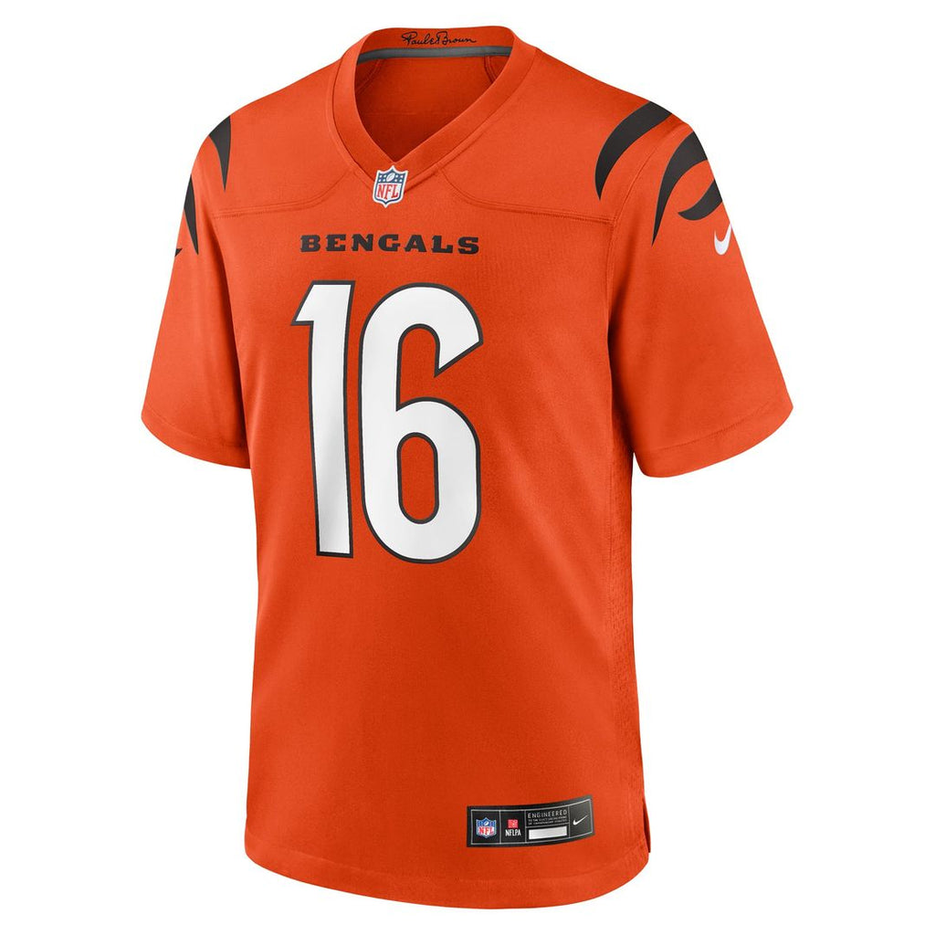 Cincinnati Bengals Joe Flacco Nike White Game Jersey product image 8, provided for visual reference and product detail review