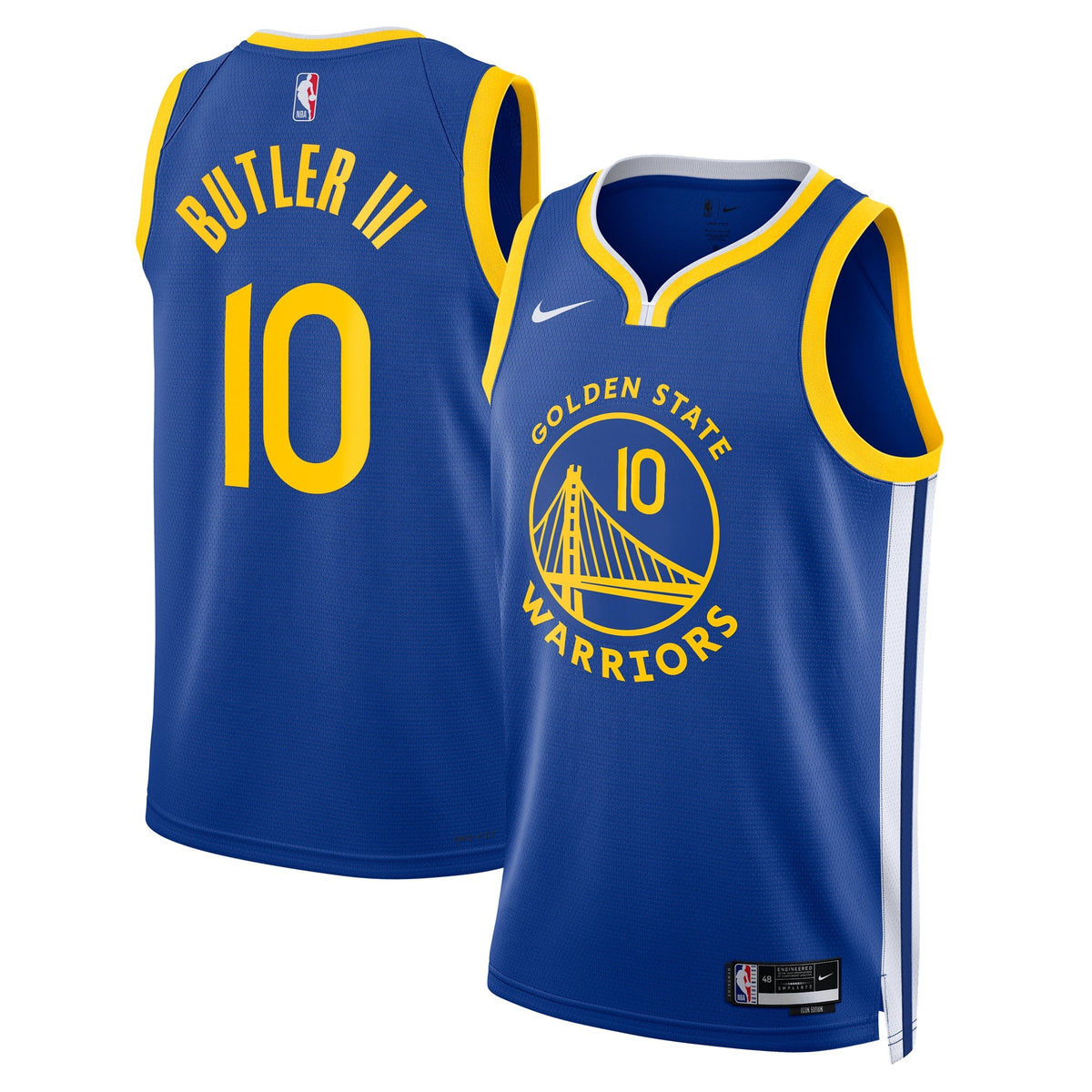 Golden State Warriors Nike Icon Edition Swingman Jersey - Royal - Jimmy Butler III - Unisex product image 1, provided for