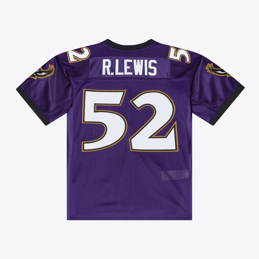 Baltimore Ravens Ray Lewis Mitchell & Ness Purple 1996 Authentic Throwback Jersey product image 3, provided for visual