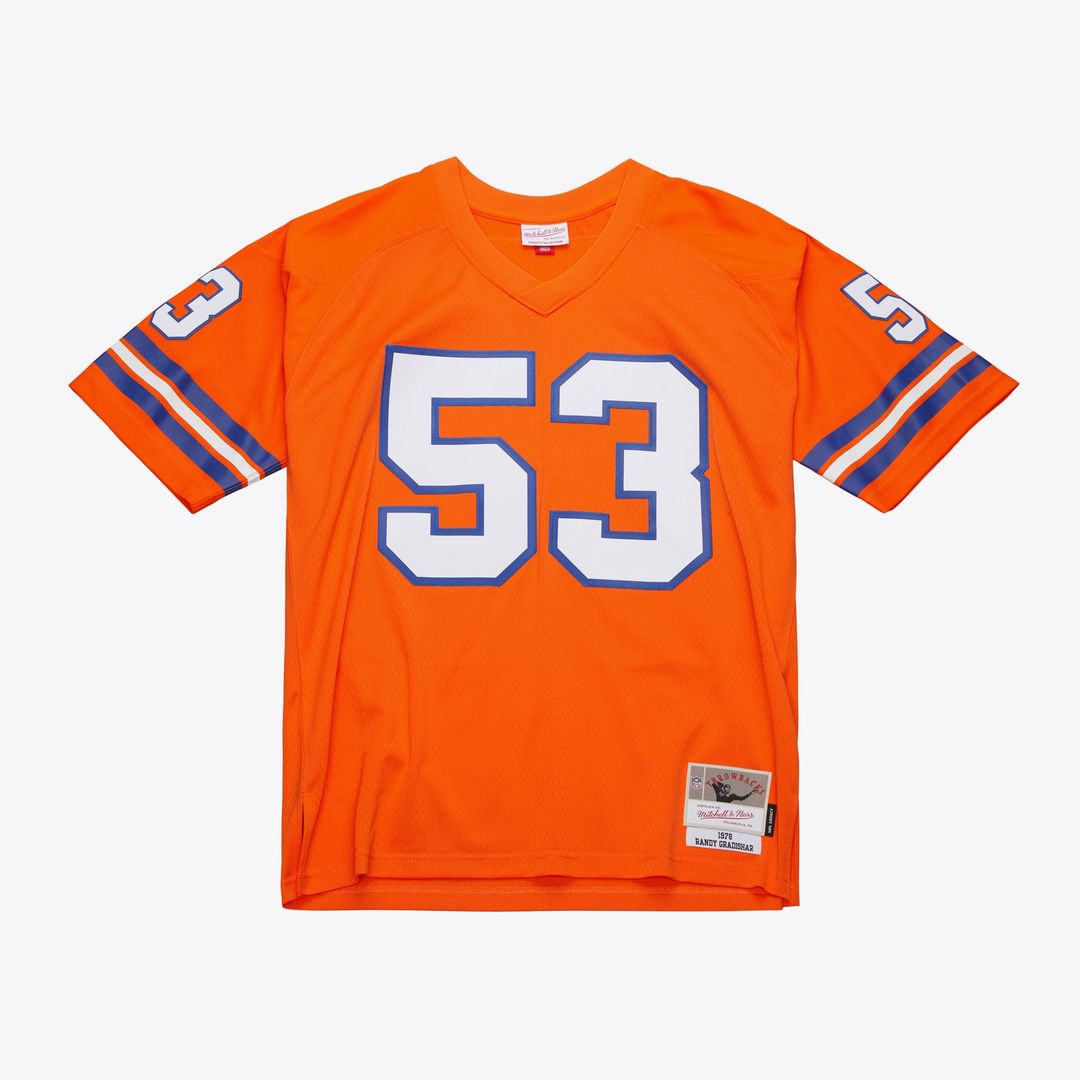 Denver Broncos Randy Gradishar Mitchell & Ness Orange 1978 Legacy Replica Jersey product image 1, provided for visual