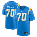 Los Angeles Chargers Rashawn Slater Nike Powder Blue Game Jersey product image 1, provided for visual reference and product