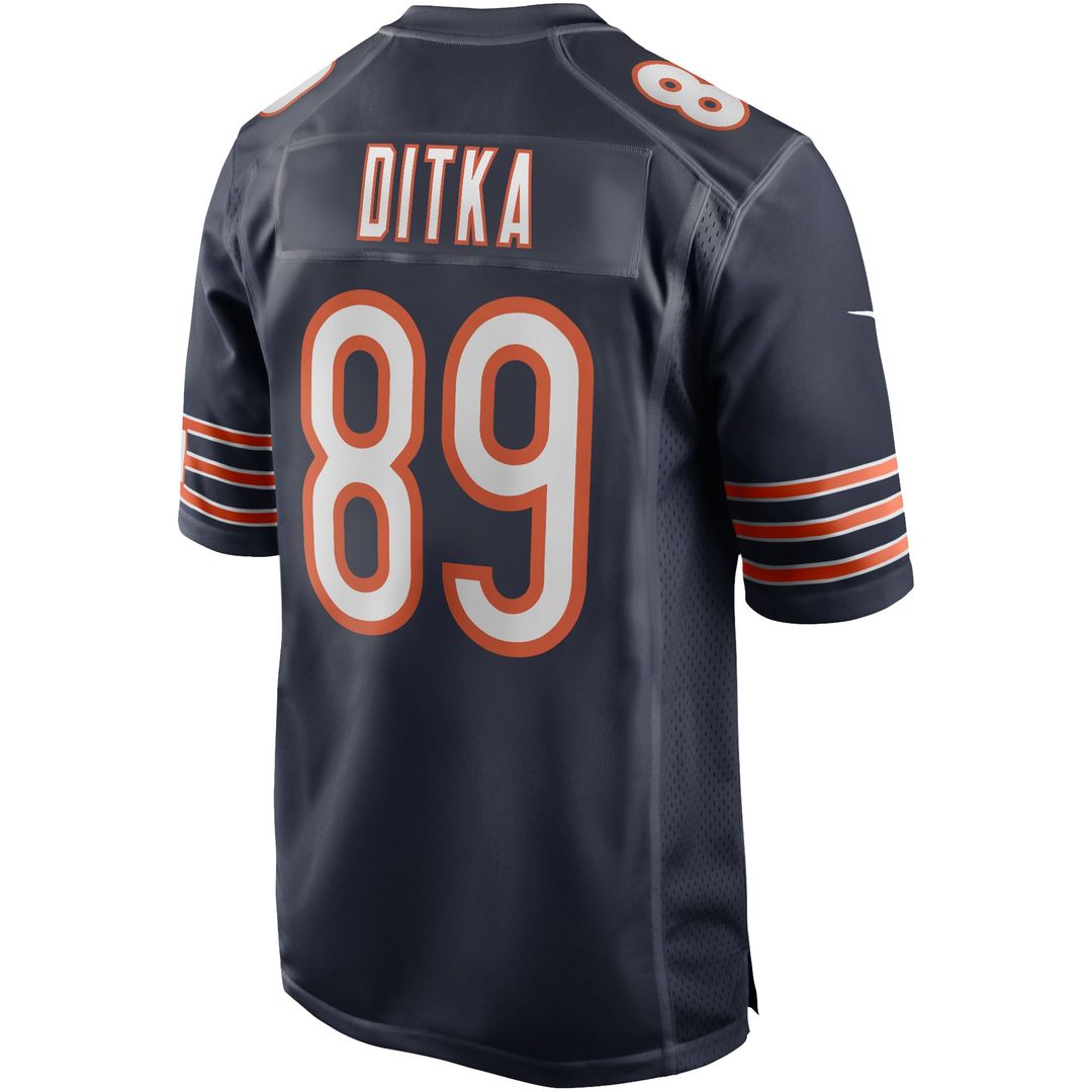 Chicago Bears Mike Ditka Nike White Retired Player Game Jersey product image 9, provided for visual reference and product