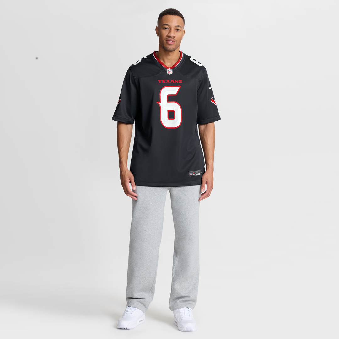 Houston Texans Reed Blankenship Nike Navy Team Game Jersey product image 4, provided for visual reference and product detail