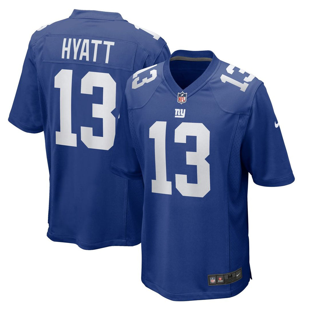 New York Giants Jalin Hyatt Nike White Game Jersey product image 7, provided for visual reference and product detail review
