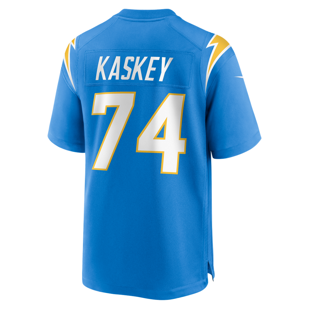 Los Angeles Chargers Matt Kaskey Nike Powder Blue Team Game Jersey product image 3, provided for visual reference and