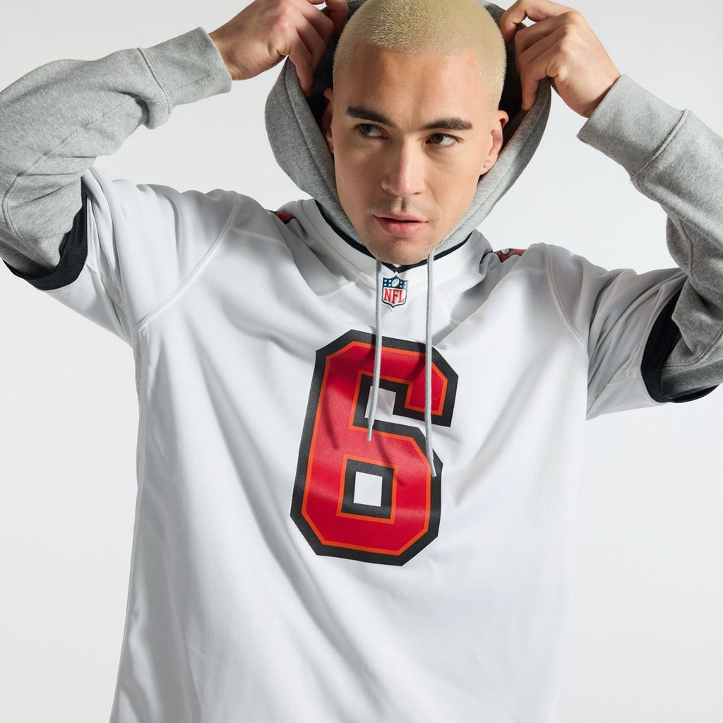 Tampa Bay Buccaneers Baker Mayfield Nike White Away Game Jersey product image 10, provided for visual reference and product