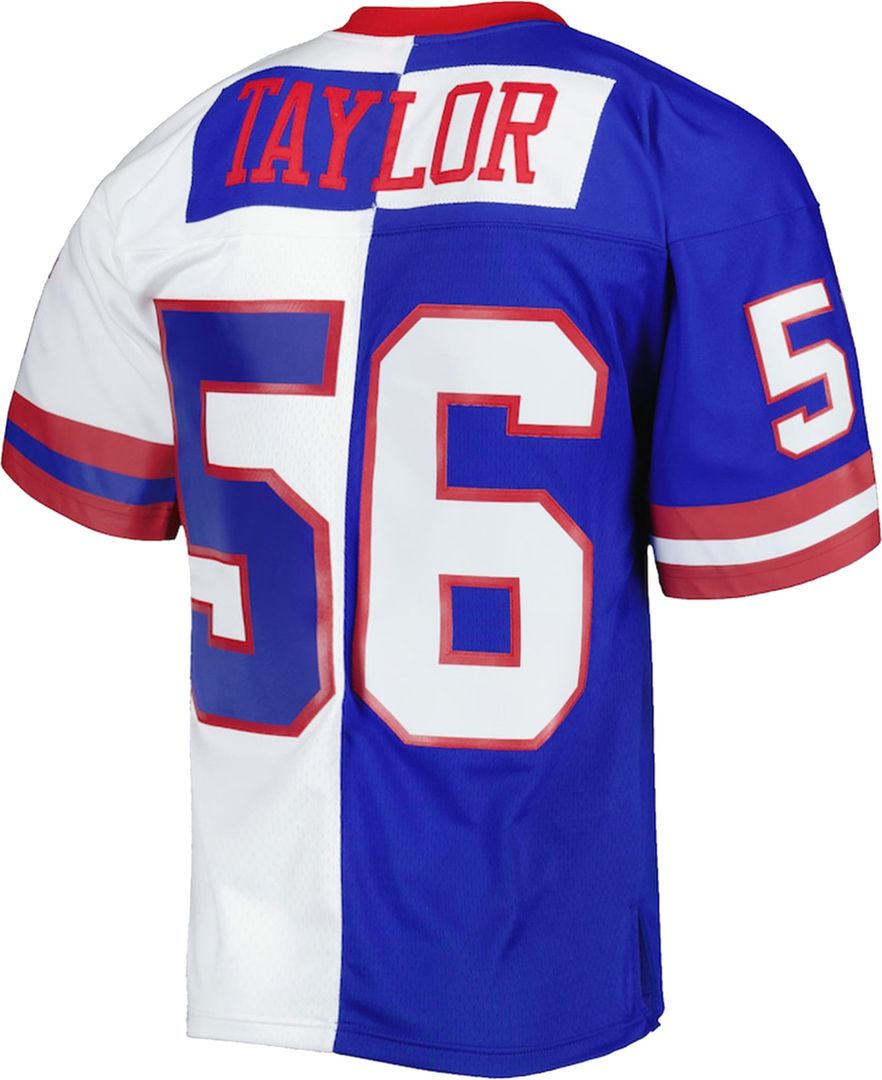 New York Giants Lawrence Taylor Mitchell & Ness Royal/White 1986 Split Legacy Replica Jersey product image 3, provided for