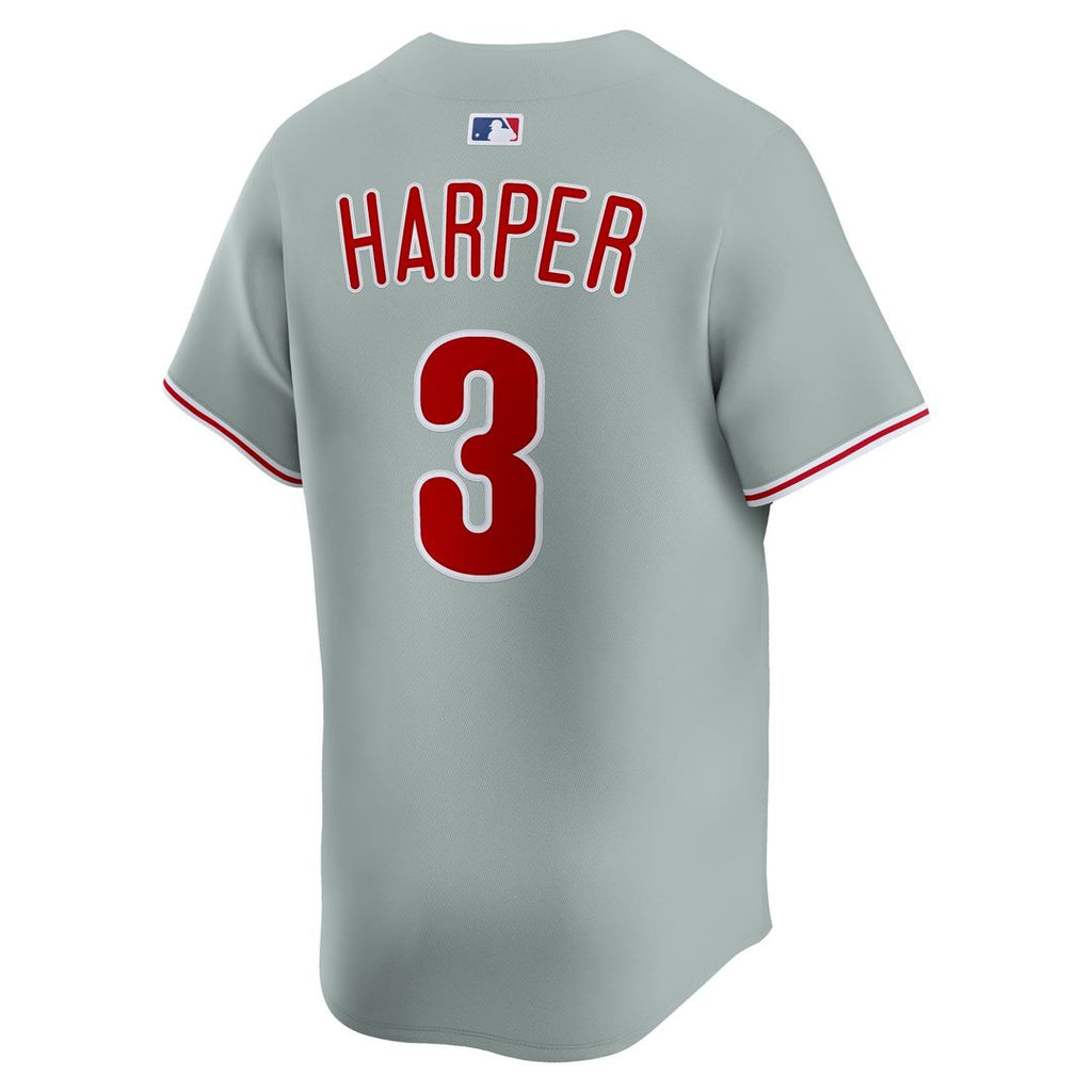 Philadelphia Phillies Bryce Harper Nike White Home Limited Player Jersey product image 23, provided for visual reference and