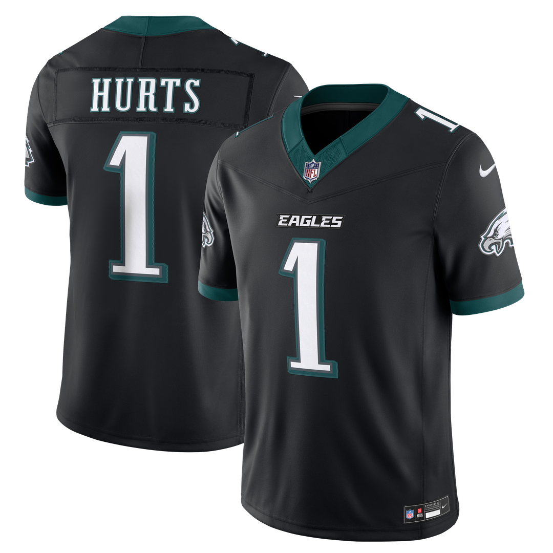 Philadelphia Eagles Jalen Hurts Nike Kelly Green Alternate Vapor F.U.S.E. Stitched Limited Jersey product image 13, provided