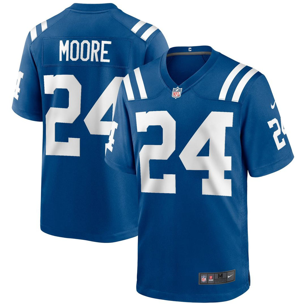 Indianapolis Colts Lenny Moore Nike Royal Game Retired Player Jersey product image 1, provided for visual reference and