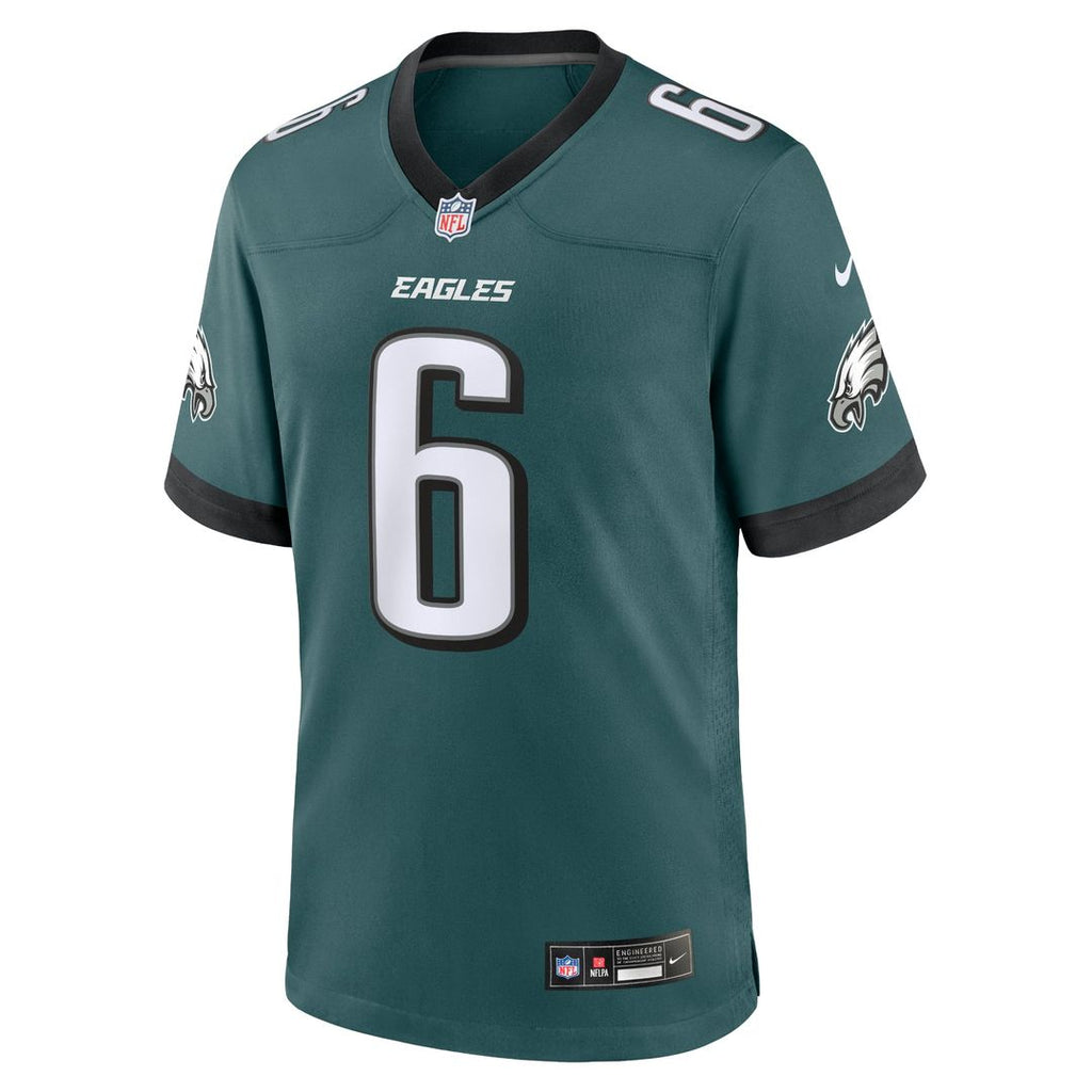 Philadelphia Eagles DeVonta Smith Nike Midnight Green Team Game Jersey product image 8, provided for visual reference and