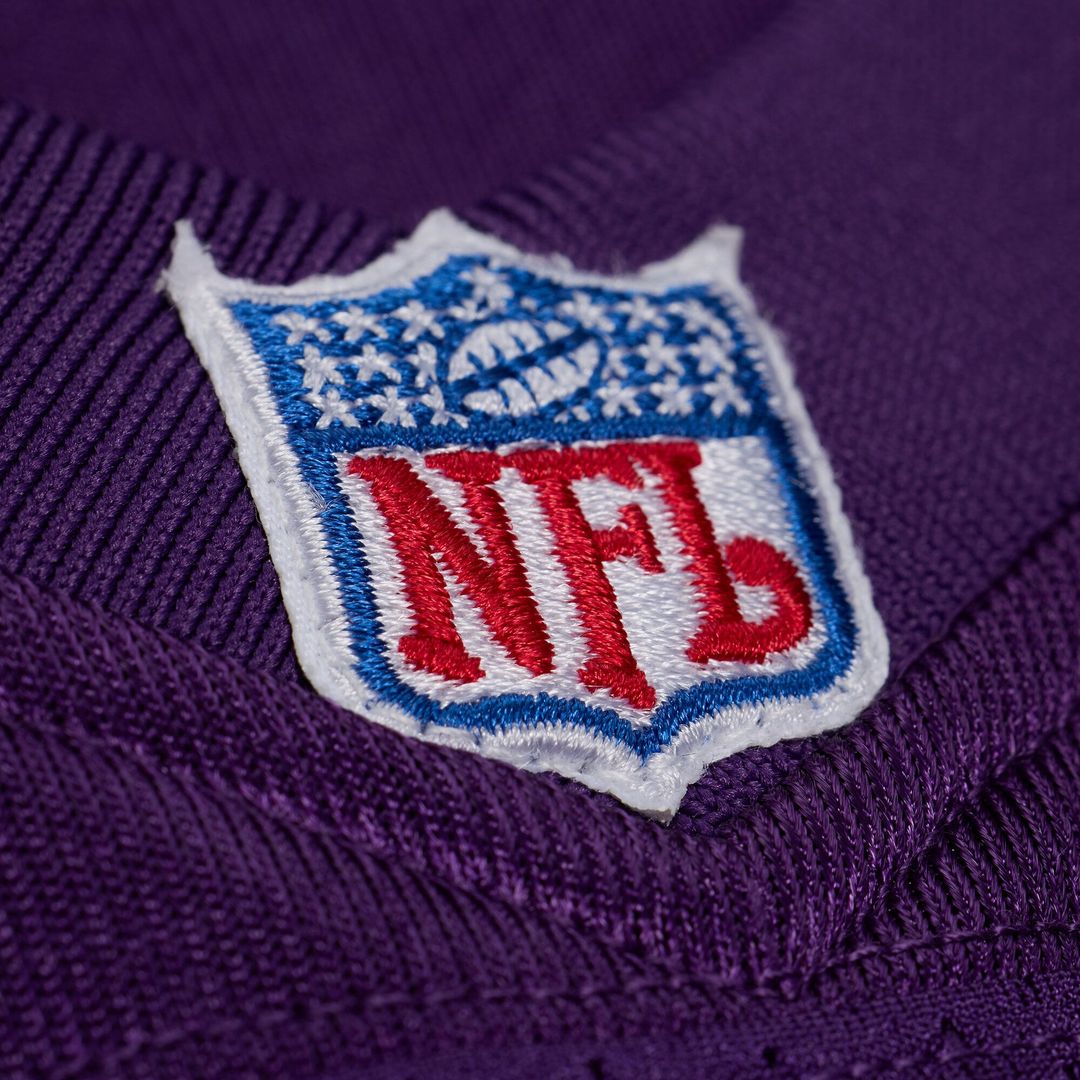 Minnesota Vikings Cris Carter Mitchell & Ness Purple 2001 Authentic Throwback Jersey product image 5, provided for visual