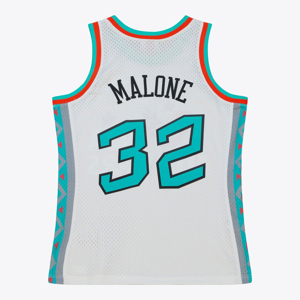 NBA Mitchell & Ness Karl Malone 1996 All-Star Swingman Authentic Jersey - White product image 4, provided for visual
