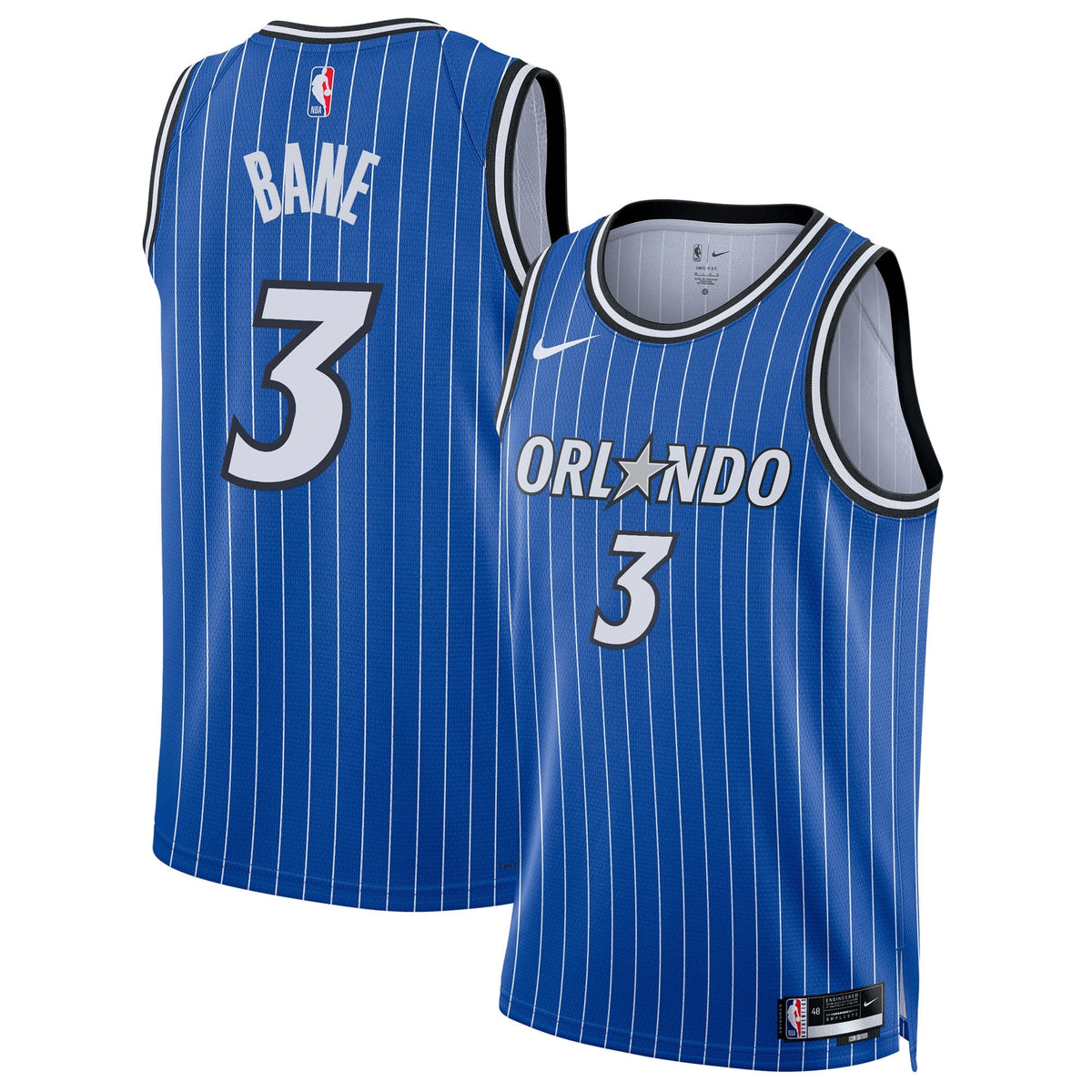 Orlando Magic Nike Replica Icon Edition Swingman Jersey - Blue - Desmond Bane - Unisex product image 1, provided for visual