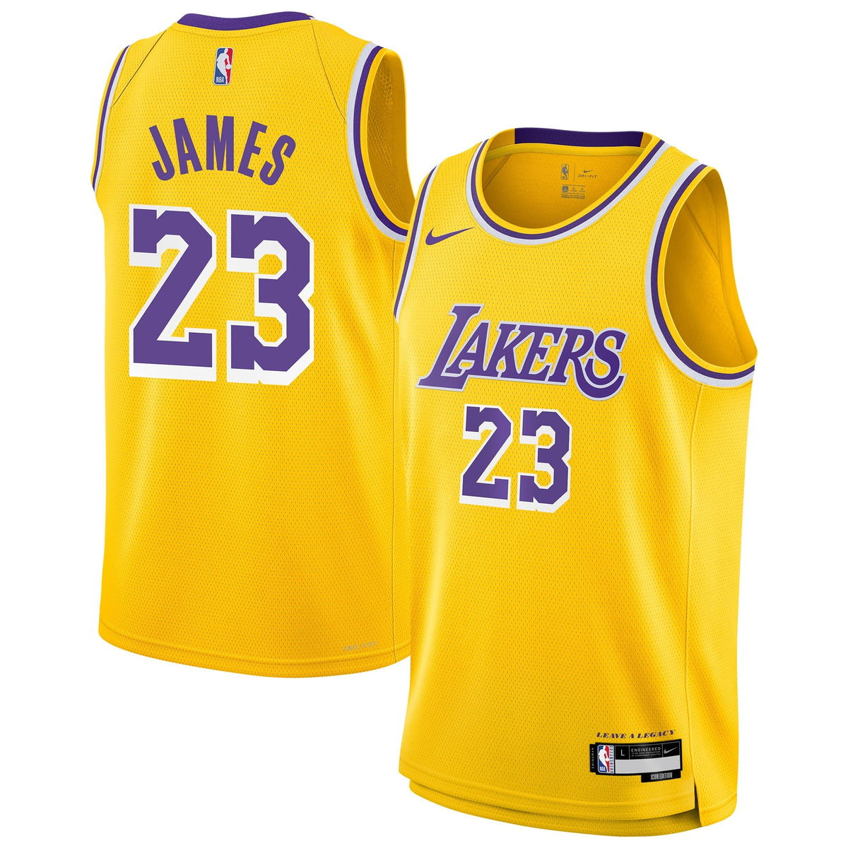 Los Angeles Lakers NBA Swingman Jersey - Lebron James product image 2