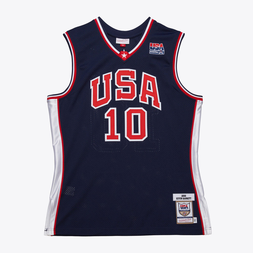 Team USA Mitchell & Ness Authentic Jersey Kevin Garnett 2000 product image 2, provided for visual reference and product