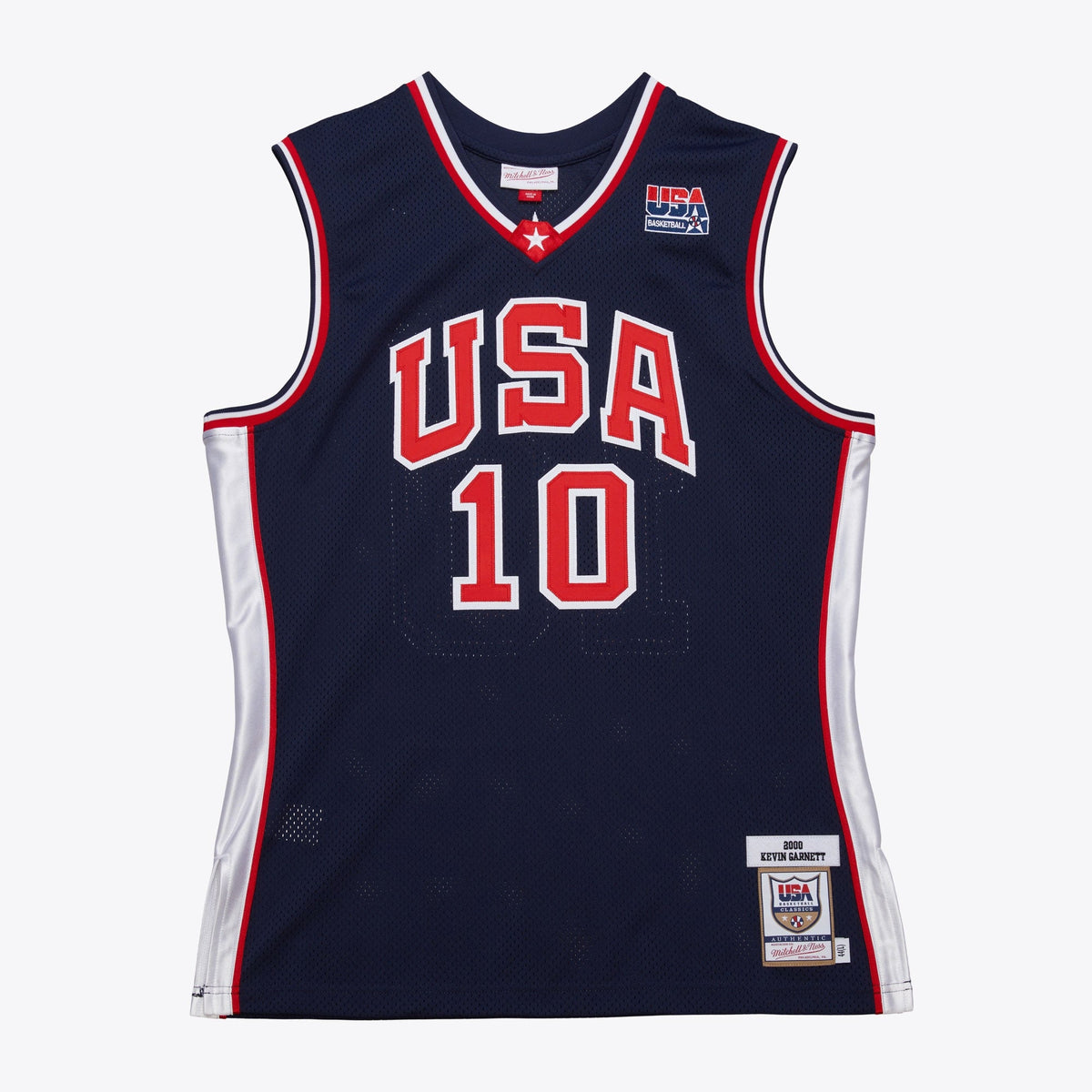 Team USA Mitchell & Ness Authentic Jersey Kevin Garnett 2000 product image 2, provided for visual reference and product
