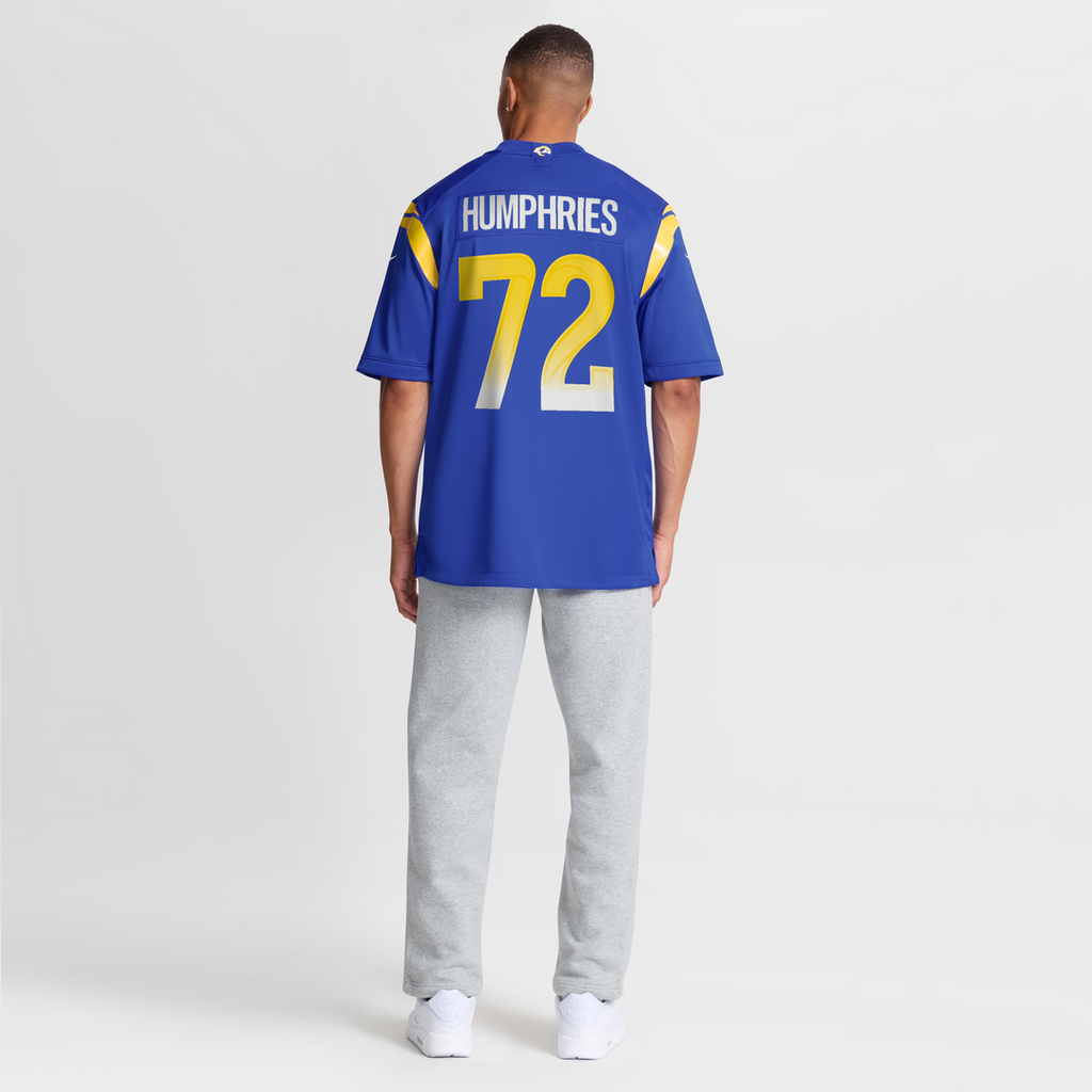 Los Angeles Rams D.J. Humphries Nike Royal Team Game Jersey product image 8, provided for visual reference and product