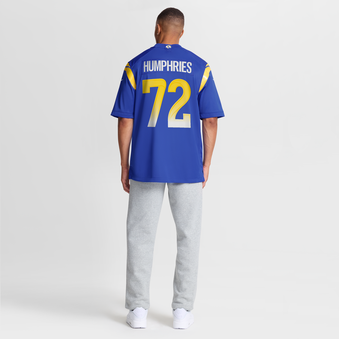 Los Angeles Rams D.J. Humphries Nike Royal Team Game Jersey product image 8, provided for visual reference and product