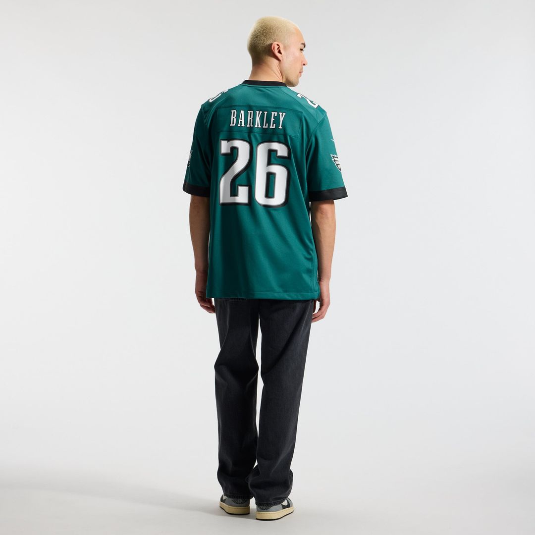 Philadelphia Eagles Saquon Barkley Nike White Game Jersey product image 31, provided for visual reference and product detail