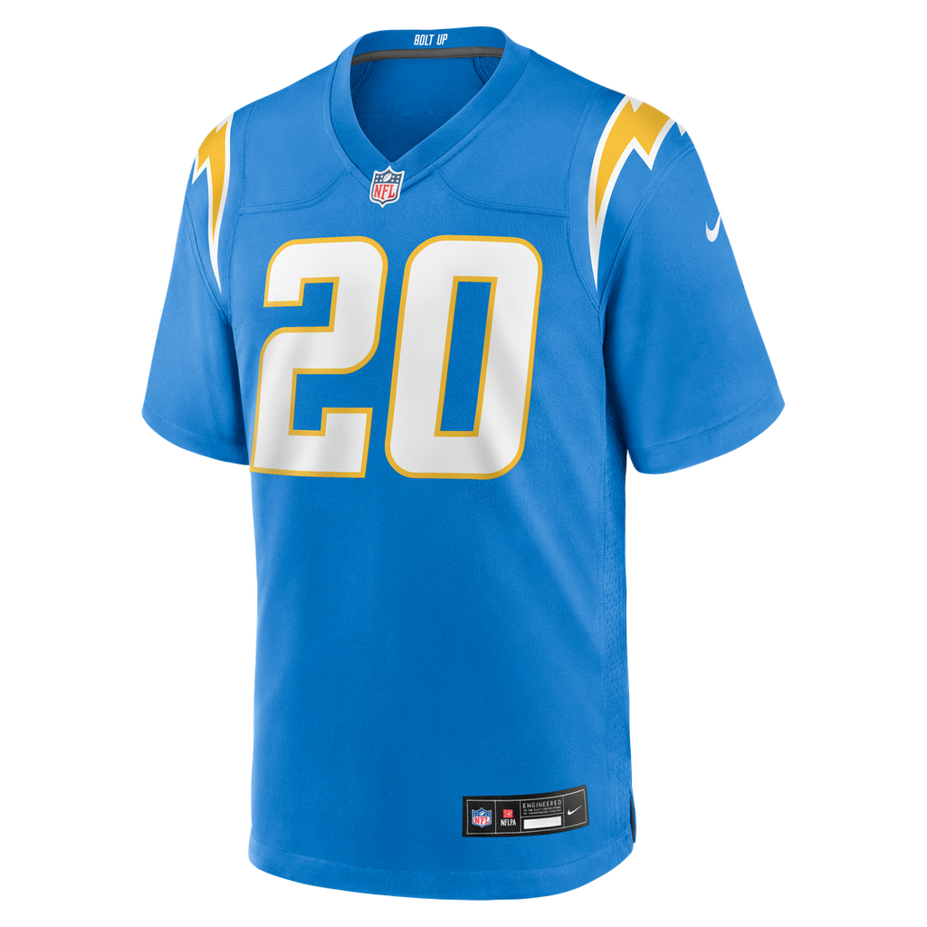 Los Angeles Chargers Cam Hart Nike Powder Blue Team Game Jersey product image 2, provided for visual reference and product