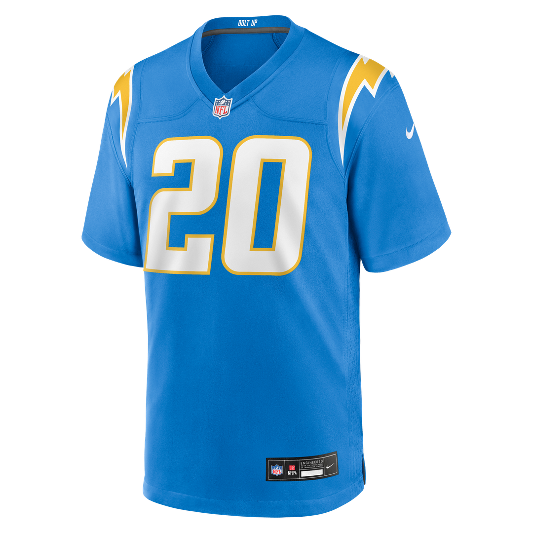 Los Angeles Chargers Cam Hart Nike Powder Blue Team Game Jersey product image 2, provided for visual reference and product