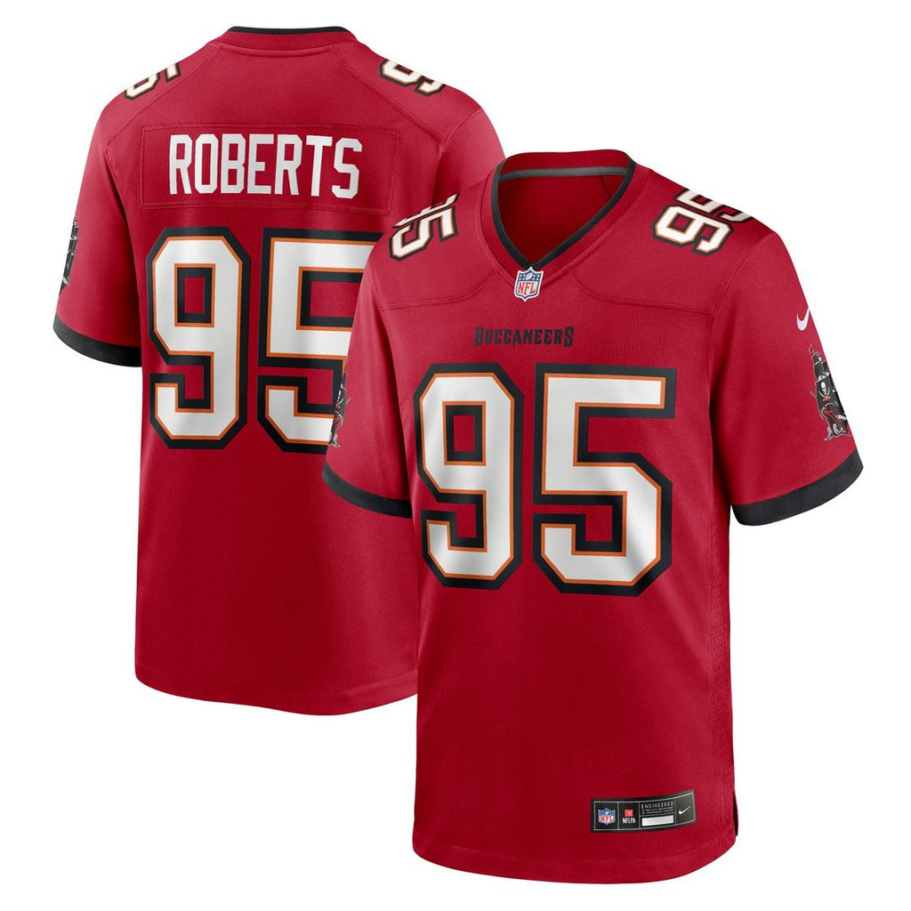 Tampa Bay Buccaneers Elijah Roberts Nike Red Team Game Jersey product image 1, provided for visual reference and product
