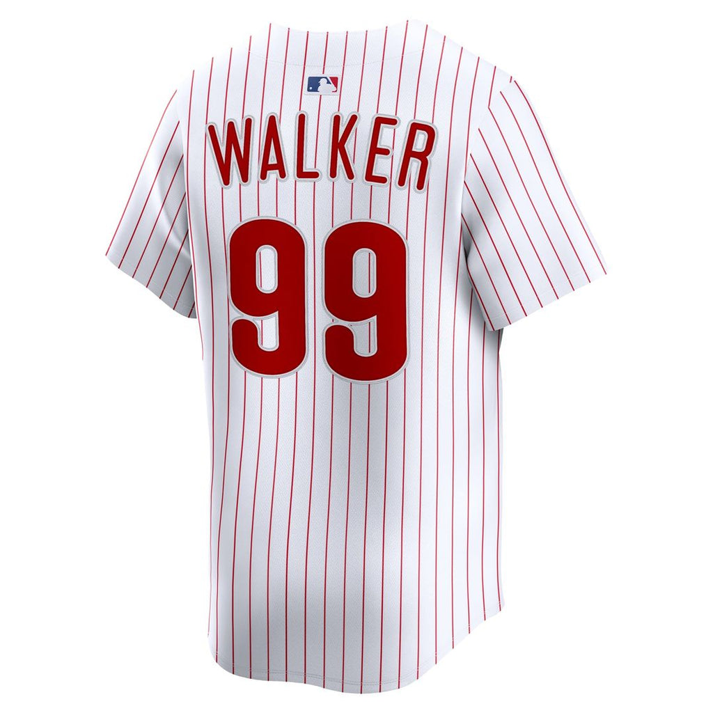 Philadelphia Phillies Taijuan Walker Nike White Home Limited Player Jersey product image 3, provided for visual reference