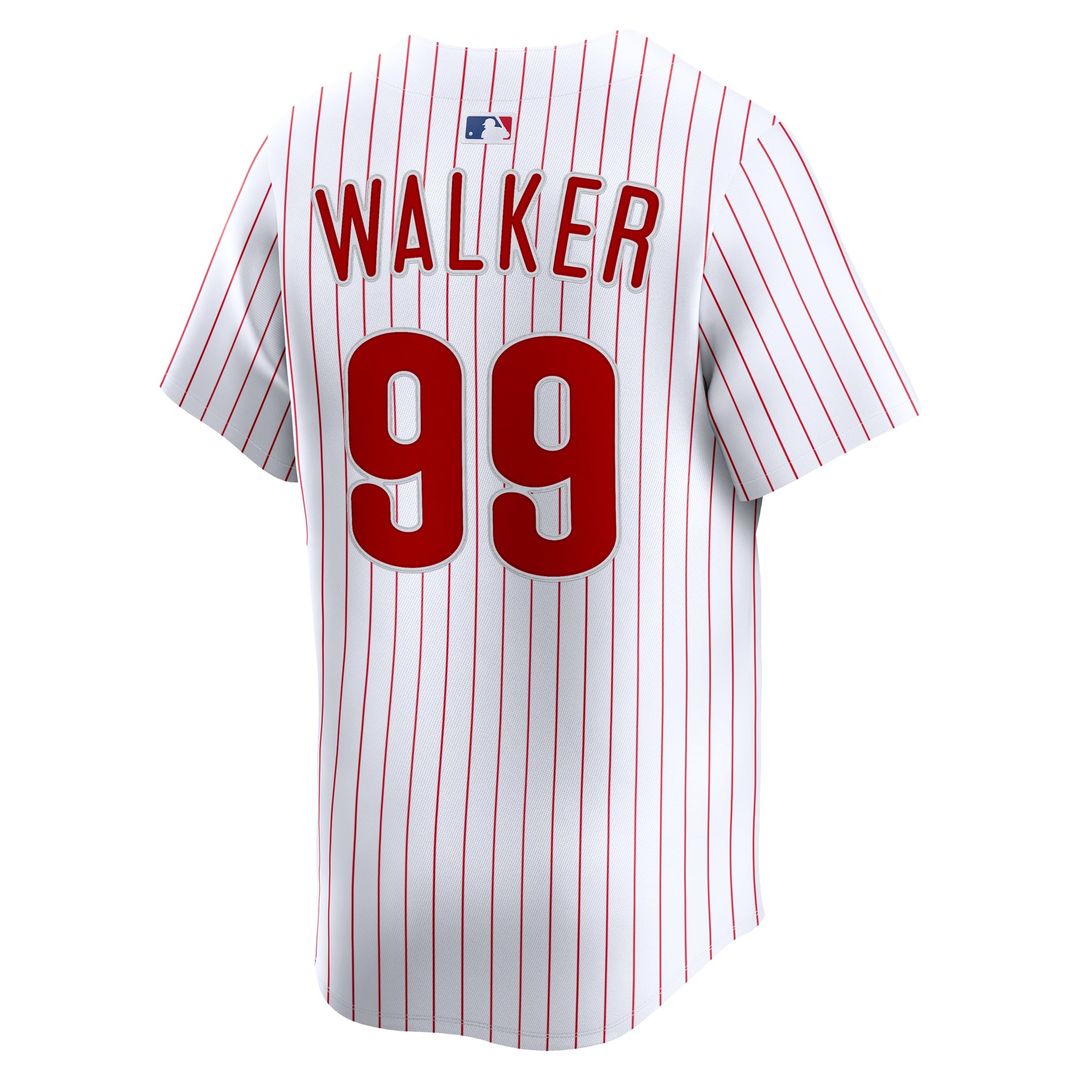 Philadelphia Phillies Taijuan Walker Nike White Home Limited Player Jersey product image 3, provided for visual reference