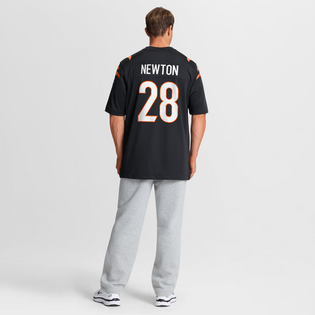 Cincinnati Bengals Josh Newton Nike Black Game Jersey product image 8, provided for visual reference and product detail