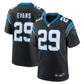 Carolina Panthers Akayleb Evans Nike Black Team Game Jersey product image 1, provided for visual reference and product
