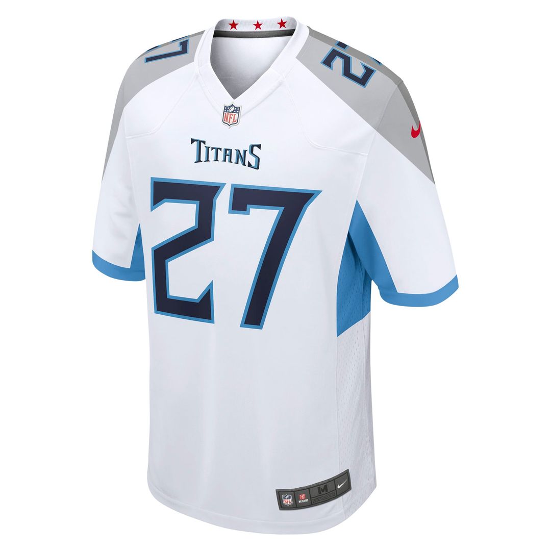 Tennessee Titans Eddie George Nike White Retired Player Game Jersey product image 2, provided for visual reference and