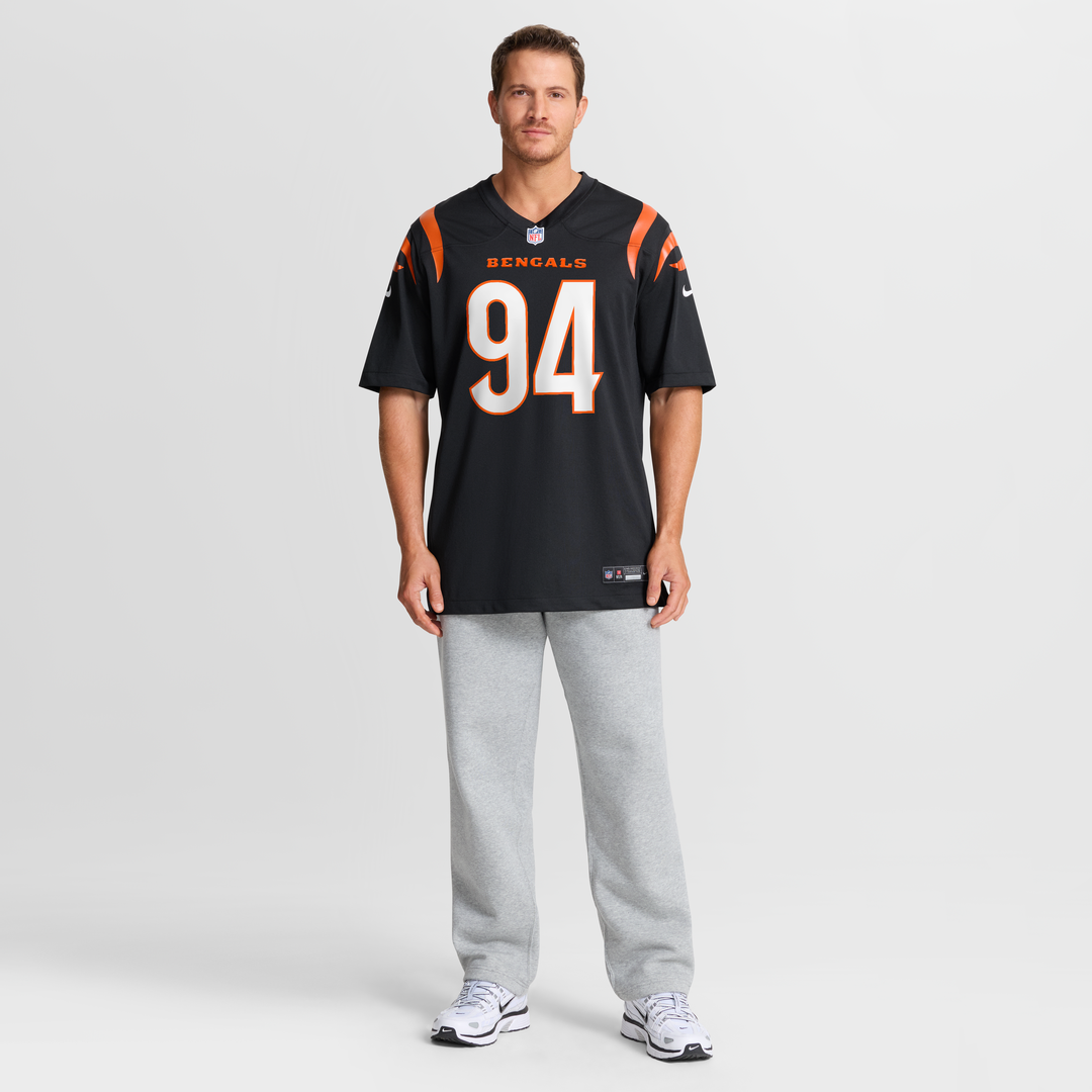 Cincinnati Bengals Sam Hubbard Nike Black Player Game Jersey product image 7, provided for visual reference and product