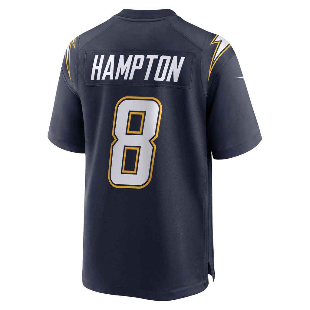 Los Angeles Chargers Omarion Hampton Nike Powder Blue Game Player Jersey product image 16, provided for visual reference and