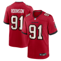 Tampa Bay Buccaneers A'Shawn Robinson Nike Red Team Game Jersey product image 1, provided for visual reference and product