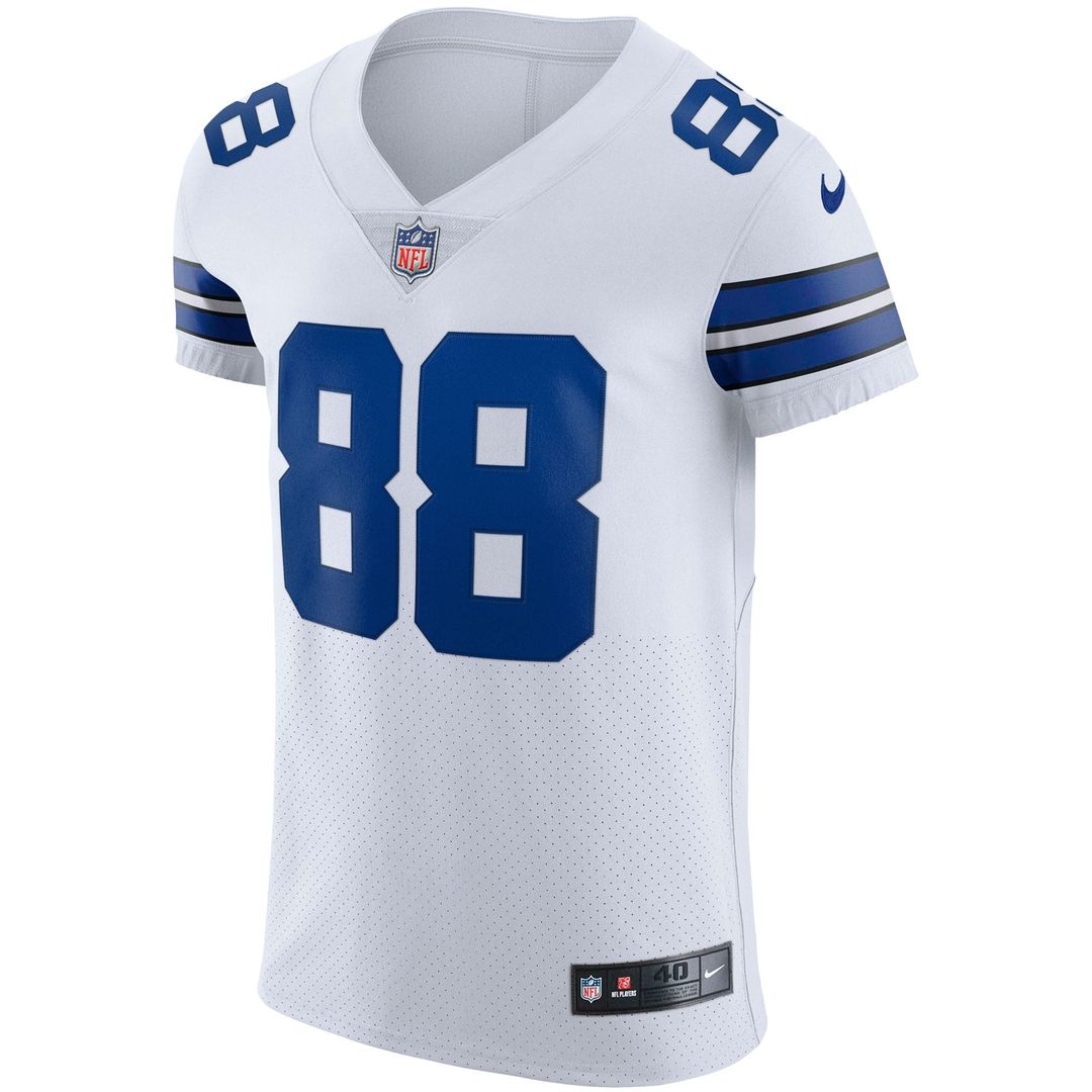 Dallas Cowboys CeeDee Lamb Nike White Vapor Elite Jersey product image 2, provided for visual reference and product detail