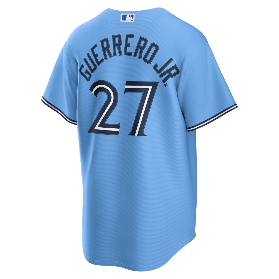 Toronto Blue Jays Vladimir Guerrero Jr. Nike Light Blue Replica Jersey product image 6, provided for visual reference and