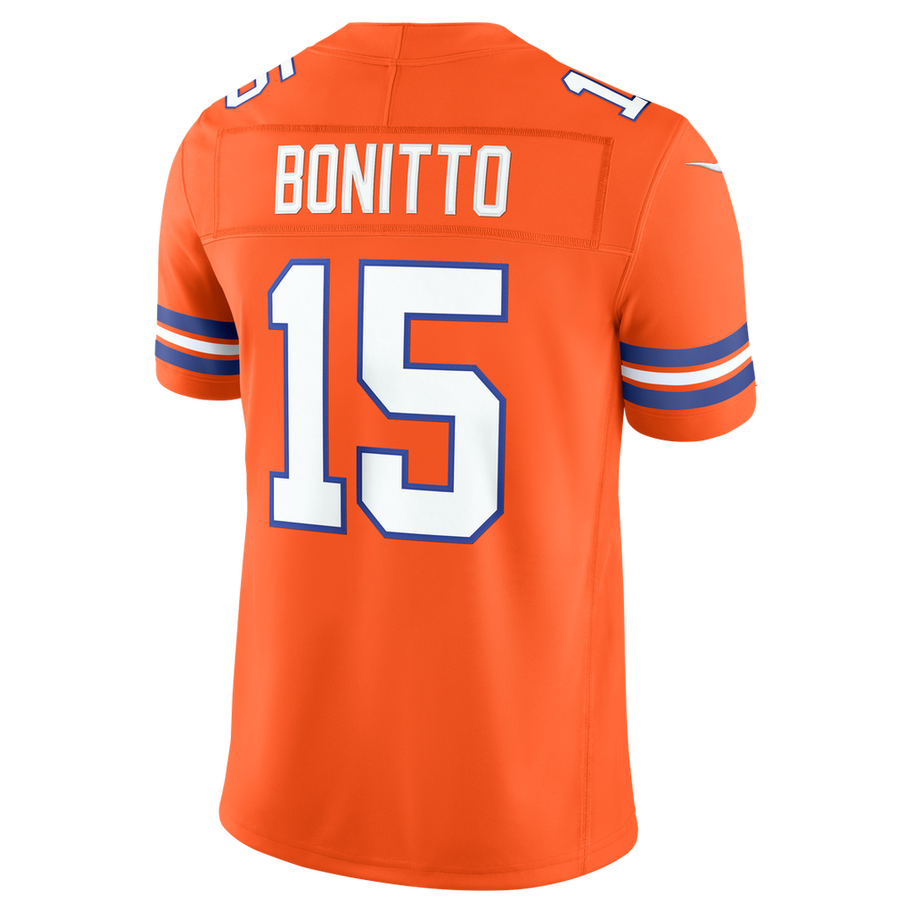 Denver Broncos Nik Bonitto Nike Navy Alternate Vapor F.U.S.E. Stitched Limited Jersey product image 9, provided for visual