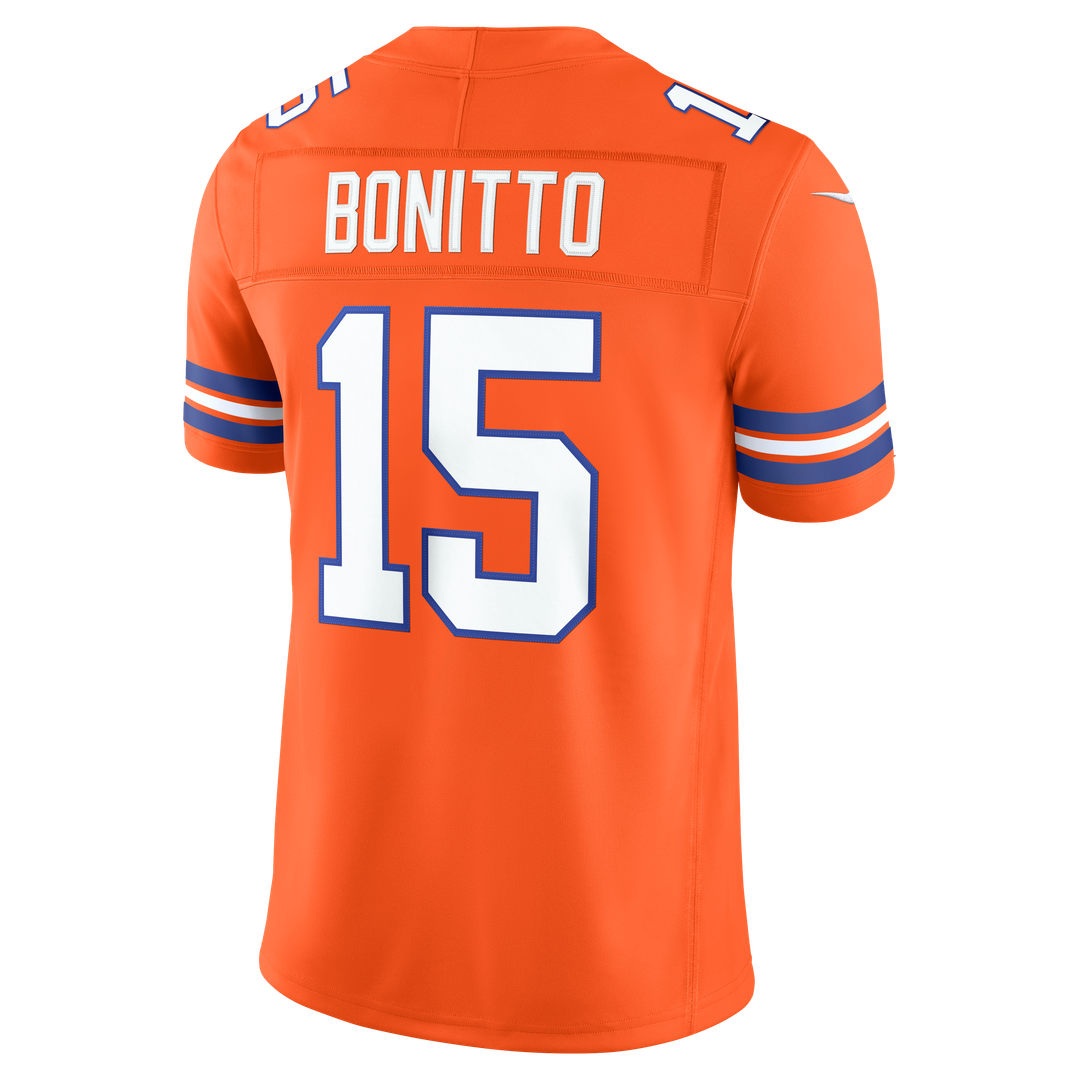 Denver Broncos Nik Bonitto Nike Navy Alternate Vapor F.U.S.E. Stitched Limited Jersey product image 9, provided for visual
