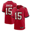 Tampa Bay Buccaneers Tez Johnson Nike Red Team Game Jersey product image 1, provided for visual reference and product detail