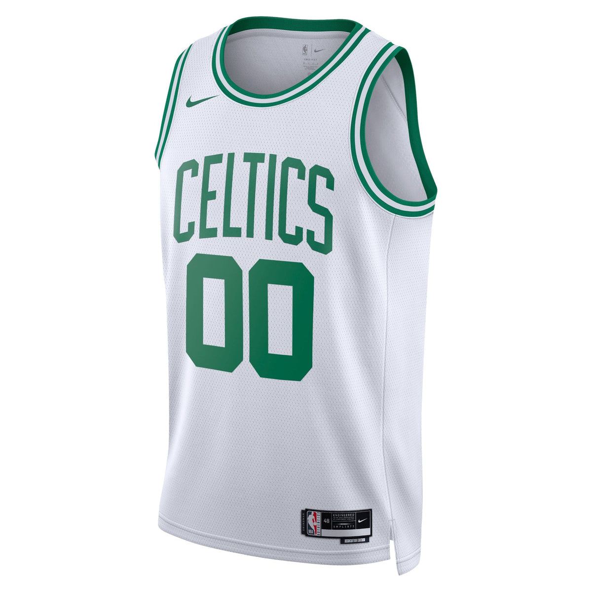 Boston Celtics Nike Association Swingman Jersey - Custom - Unisex product image 2, provided for visual reference and product