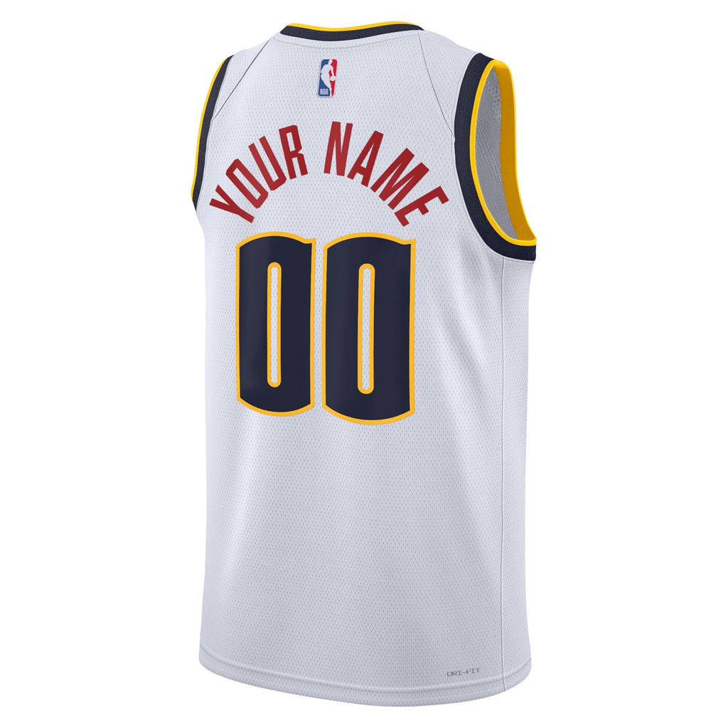 Denver Nuggets Nike Association Swingman Jersey - Custom - Unisex product image 3, provided for visual reference and product