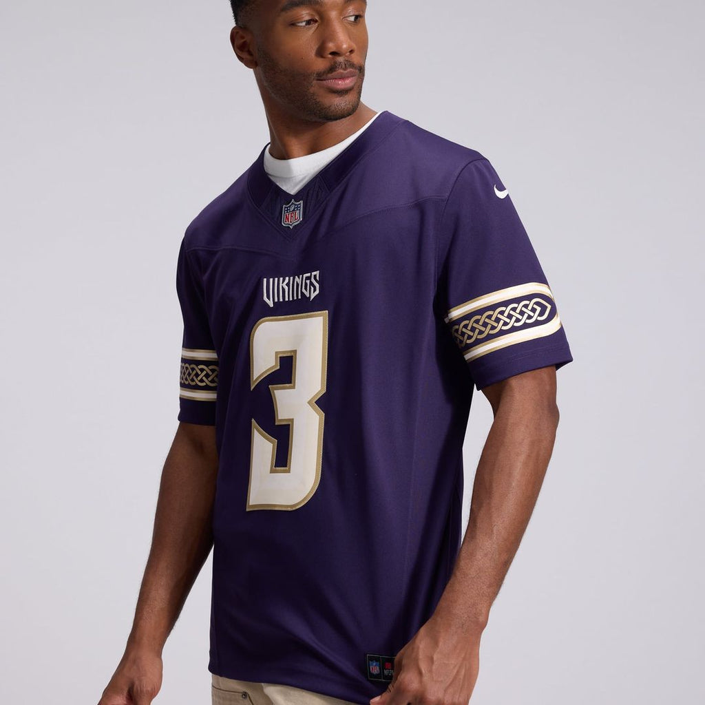 Minnesota Vikings Jordan Addison Nike Purple 2026 Rivalries Collection Stitched Limited Jersey product image 9, provided for